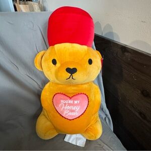 Kohl's Honey Bear Plush with Red Hat